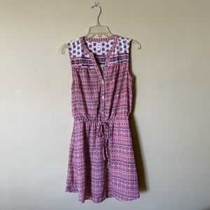 Gap, XS, pink/white/brown patterned
